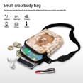 thumbnail image 7 of HELLHERO Strawberry Clover Pattern 4.33x1.97x7.09 Crossbody Sling Bag Polyester for Unisex, 7 of 7