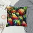 thumbnail image 2 of COMIO Colorful Mexico Prickly Pear Cactus Throw Pillow Cover Succulent Plant Throw Pillow Case Decorative Cushion Cover Pillowcase White, 2 of 5