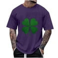 thumbnail image 1 of Camiseta de Manga Corta Casual para Hombres con Blusa de Verano con Estampado, 1 of 4