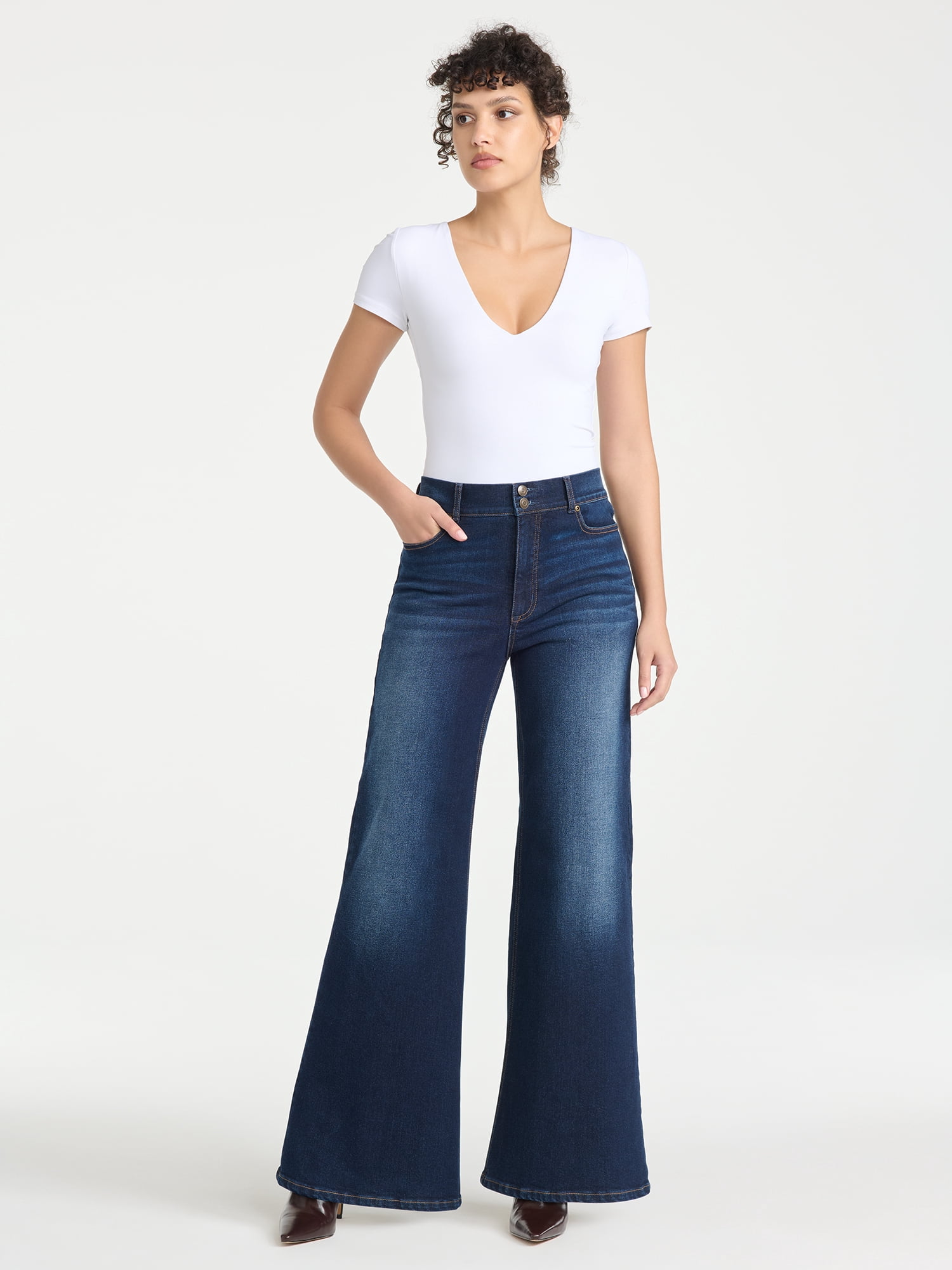 Sofia Vergara Women's Margot Wide Leg Crop, Sizes 0-20