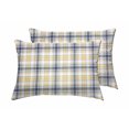 thumbnail image 2 of Harvest Plaid Pillowcase Pair, 2 of 5