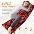 thumbnail image 3 of Bingfone Body Pillow Cover Long Pillow Case with Zipper Decorative Bedding Pillowcase 20"x54" Soft Cushion Pillow Case for Bedroom-Tomatoes And Chili, 3 of 6