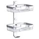 thumbnail image 1 of Porta jabón de aluminio espacial con gancho oculto y diseño vertical sin perforación, ideal para baño o cocina., 1 of 7