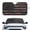 American Flags, variant on HUIACONG Cowboy Foldable Windshield Sun Shade for Automotive Small & Medium Cars Auto Sun Heat and UV Rays Blocker UV Blocking Foldable Sunshade