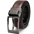 thumbnail image 3 of Beltox Fine Adult Male Dress Black Reversible Belt for Men Waist 42, 3 of 8