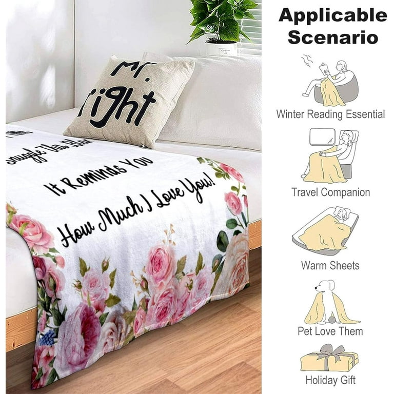 Gifts for Grandma Blanket to My Grandma Throw Blanket Grandma Gifts Soft Cozy Blankets for Bed Sofa 50 x40 Walmart