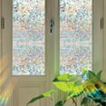 thumbnail image 6 of ReTeiv 17.7in/45cm*39.3in/100cm Rainbow Reflective 3D Window Film Decor Privacy Static Clings Glass Sticker, 6 of 6