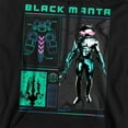 thumbnail image 2 of Aquaman and the Lost Kingdom Black Manta Stats Unisex Adult Pull-Over Hoodie, 2 of 5
