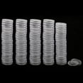 thumbnail image 5 of Tachiuwa 100 Pcs Capsules Commémoratives en Plastique Transparent Boîte de Collection 37mm, 5 of 5