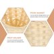 thumbnail image 3 of 8 Pcs Woven Hamper Candy Storage Baskets Flower Girl Basket Wicker Wine Basket Wicker Food Basket, 3 of 3