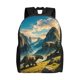 thumbnail image 1 of Fotbe Valley River Dinosaur Mochila de Viaje para Laptop, Mochila Ejecutiva Delgada y Resistente 15.6", 1 of 8