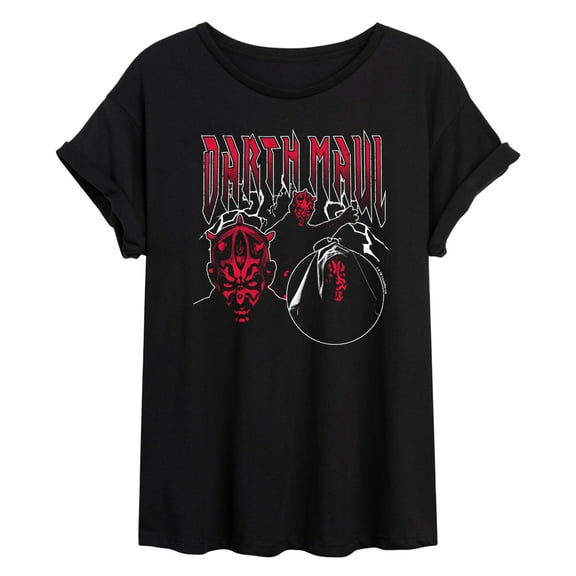 Star Wars - Darth Maul Collage - Women's Oversized Graphic T-Shirt