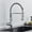 Chrome A, variant on Black Pull Out Kitchen Sink Faucet Deck Mounted Stream Sprayer Kitchen Mixer Tap Bathroom Kitchen Hot Cold Tap 360 Rotation Tap