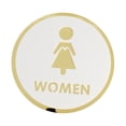 thumbnail image 4 of Baoblaze Toilet Door Sign Acrylic Bathroom Door Signage Bathroom Door Signs Restroom Sign A, 4 of 8