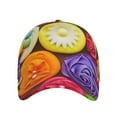 thumbnail image 2 of Daiia Brightly Colored Cupcakes Baseball Cap Men Women Classic Adjustable For Running Workout And Outdoor Activitie All Season Dad Hat Gift, 2 of 9