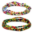 thumbnail image 1 of 2 Pcs Chaîne à Perles pour Femmes, Chaîne de Corps à Perles Mode, Chaîne de Ventre pour la Plage, 1 of 10