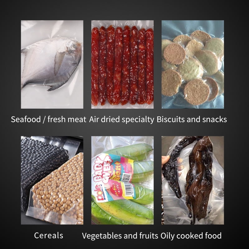 Vacuum Sealer, Handle Lock Design,  Multifunctional Commercial and Home Vacuum Food Sealer Vacuum Sealers with Built-In Roll Storage