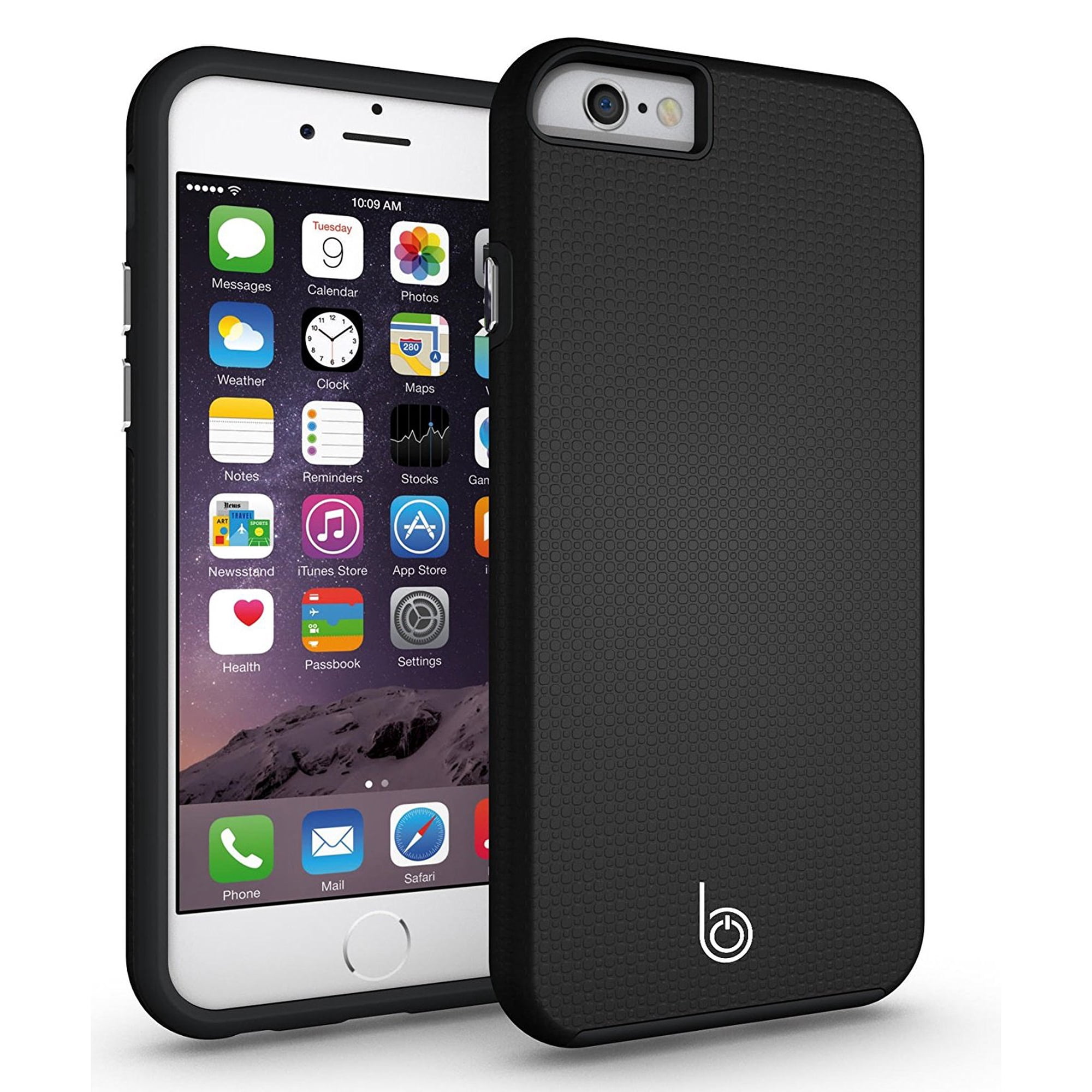 BELTRON Dual Guard Grip Case for iPhone 7 / iPhone 8 (4.7 Inch) - Black