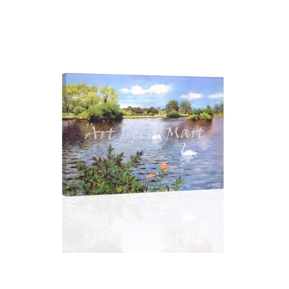A Long Island Lake - CANVAS OR WALL ART PRINT
