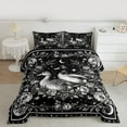 thumbnail image 2 of Homewish Teens Aniaml Mallard Duck Bedding Comforter Set 2pcs,Boho Starry Sky Twin Comforter Sets Microfiber,Vintage Chic Floral Flowers Breathable Bedding Set,Lightweight Room Decor,Reversible, 2 of 8