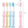 thumbnail image 1 of Paquete de 4 cepillos de dientes para niños con cerdas suaves y cerdas extrafinas para edades de 3 a 6 años, 1 of 5