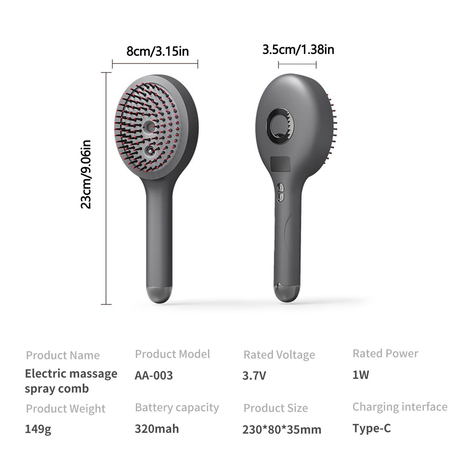 2 In 1 Styling Brush For Wet And Dry Hair With Smooth Glide Technology Enhances Shine Reduces Frizz For Perfectly Sleek Results