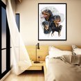 thumbnail image 2 of Cuadros Decorativos 5D DIY taladro completo diamante pintura perros grupo punto de cruz bordado diamantes de imitación mosaico Kits hogar pared decoración JShteea  Nuevos Originales, 2 of 7