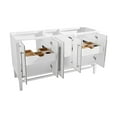 thumbnail image 4 of Avanity MASON-V60-BKS Mason 60" Double Free Standing Wood Vanity Cabinet Only - Black, 4 of 7
