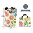 thumbnail image 2 of Yayeee Freestanding Laundry Hamper with Handle Collapsible Large Storage Basket for Clothes, Candy Orange, 2 of 7