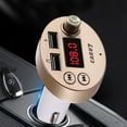 thumbnail image 1 of Binmer Car Mp3 Bluetooth Player Hands- Calling Lossless Sound Quality Intelligent Fast Charge Widely Compatible Navigation Broadcast, 1 of 7