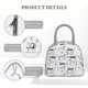 thumbnail image 4 of Balery Dachshund Dog Puppy Bolsa de Almuerzo para Mujeres, Caja de Almuerzo, Bolsa de Almuerzo Pequeña Impermeable, Tote de Almuerzo Reutilizable con Gran Capacidad, 4 of 6