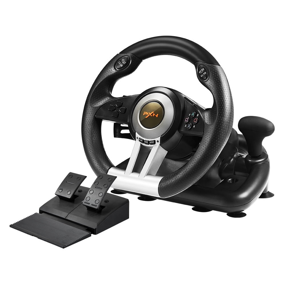 Volante De Cuero Pxn V3 Pro Con Pedales
