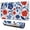 Pioneer Flower Floral-1, variant on Long Mouse Pads for Desk,Pioneer Flower Floral Print Pattern Desk Mats on Top Of Desks, Desk Mouse Pad Extra Large with 3mm Non-Slip Base and Stitched Edge for Gaming,Office,Work,Home 31.5"x11.8"
