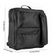 thumbnail image 3 of Organizador de mochila para silla de ruedas | Bolsa de tela negra para silla de ruedas con correas ajustables, franja reflectante, bolsillo interior con cremallera | Se adapta a sillas estándar |, 3 of 5