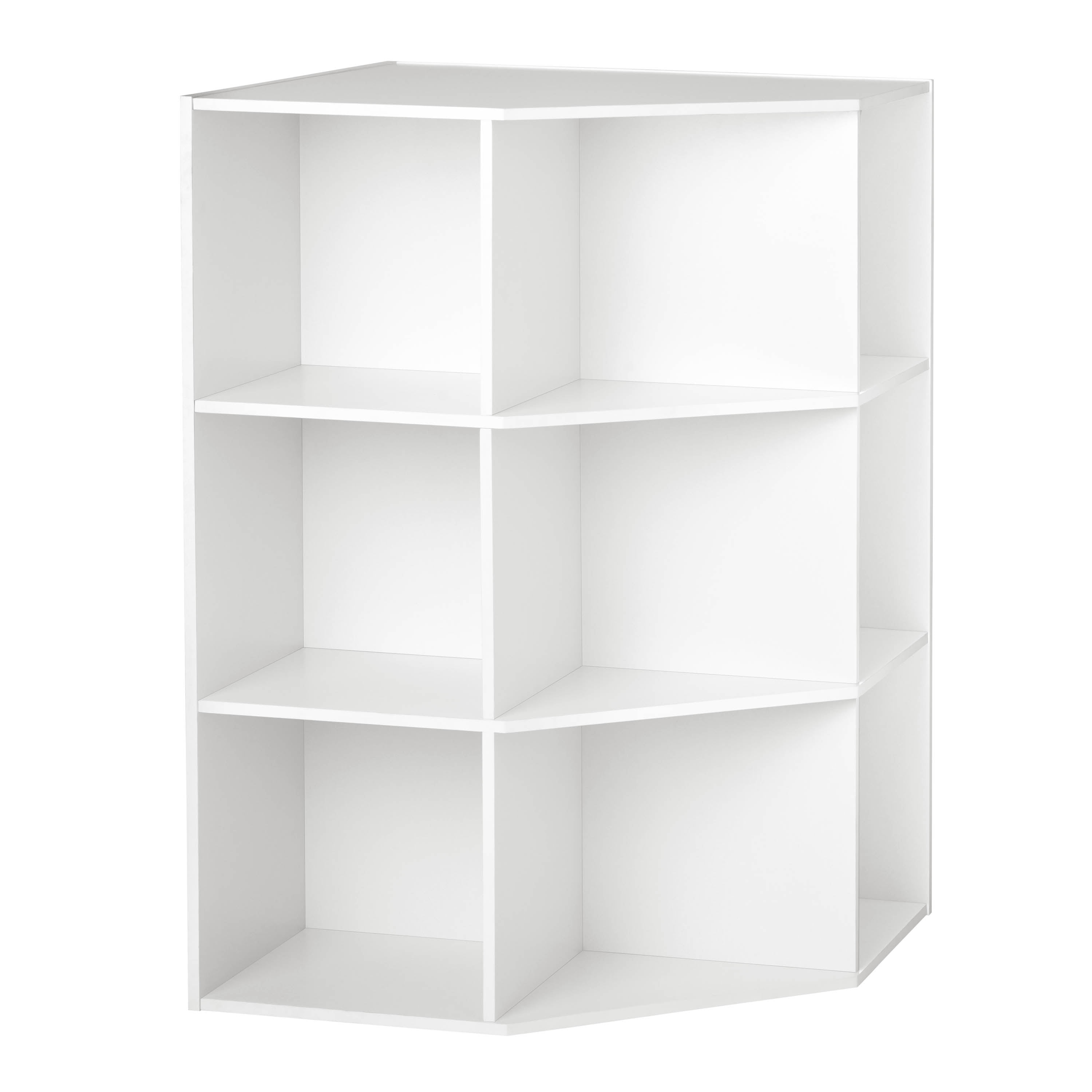 Mainstays Corner Cube Storage Organizer, White