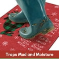 thumbnail image 5 of Christmas Area Rug with Snow Reindeer Runner Rugs Stain Resistant Soft Low Pile Machine-washable Rug for Home Decor Indoor Non Slip Carpet for Living Room、Entrance Door、Bedroom、Dormitory, 5 of 8