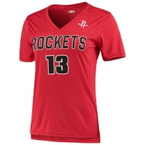 Women's 5th & Ocean by New Era James Harden RedHouston Rockets Name and Number T-Shirt