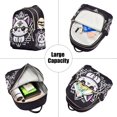 thumbnail image 5 of JIALIOU Mini Backpack Purse for Women Quilted Casual Daypack Small Travel Shoulder Bag, Cute Cat with Hexagram, 5 of 7
