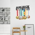 thumbnail image 6 of Marathon Medal Hanger Holder Display Running 5K 10K 21K 42K Sports Medals Display Rack for 60+ Medals Wall Mount Iron Ribbon Hook Hanger Decor for Athletes Players Gifts for Kids, 6 of 7