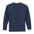 thumbnail image 5 of Port & Company PC61LST Tall Long Sleeve Essential T-Shirt, Navy, 4XLT, 5 of 5