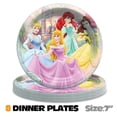 thumbnail image 4 of Princess Birthday 1st Cups Party Supplies Plates Fans Decorations Cake Topper Decor, 4 of 6