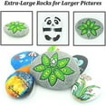 thumbnail image 6 of Ultra Large River Rocks for Painting – 20 Extra Big Rocks, 3.5” - 5” Inch Flat Smooth Stones, 12-14 LB. of Craft Rocks for Rock Painting, Kindness Stones, Painting Rocks Supplies for Adults and Kids, 6 of 9