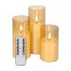 thumbnail image 1 of 3p Velas Eléctricas Led 7.5cm Flama Realista Remoto Contral Dorado_3Pzas_7.5cm, 1 of 5