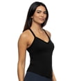 thumbnail image 2 of Pima Cotton Racerback Tank 2-Pack (Tuxedo, X-Large), 2 of 5