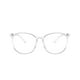 thumbnail image 4 of Qarigey Gafas de ordenador con luz azul a la moda, gafas de juego regulares transparentes, gafas para mujer, gafas para mejorar la comodidad, gafas Lentes blanco transparente Qarigey AP000098-07, 4 of 6