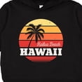 thumbnail image 3 of Inktastic Kailua Beach Hawaii Retro Sunset Toddler Hoodie, 3 of 4