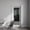 White-1-Lite Mirror, variant on HUMEHA 18"x80" Louver PVC Interior Door White Waterproof Solid Core
