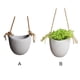 thumbnail image 2 of Bearachild Maceta a prueba de agua para plantas suculentas El jarrón impermeabilizante interno feliz e hidratado se puede colocar color cemento Jardín y Patio color cemento 10 cm * 9 cm * 10 cm, 2 of 6