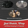 thumbnail image 5 of 12 Pack Industrial Strength Mini Hand Stretch Wrap 5" - 1000 Roll 74 Gauge Thick Clear Cling Plastic Moving Supplies | Durable Self - Adhering ● Packing ● Pallet ● Furniture ● Heavy Duty Shrink Film, 5 of 7