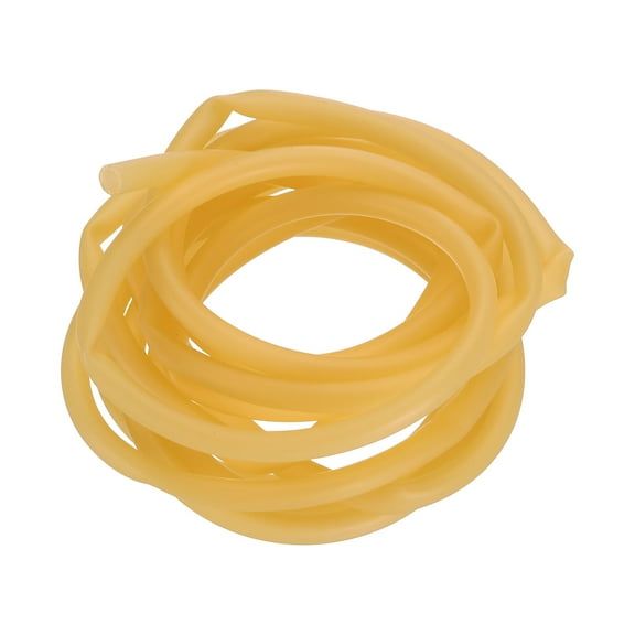 Natural Latex Rubber Tubing, 3/16" ID x 9/32" OD 9.8Ft Elastic Tube